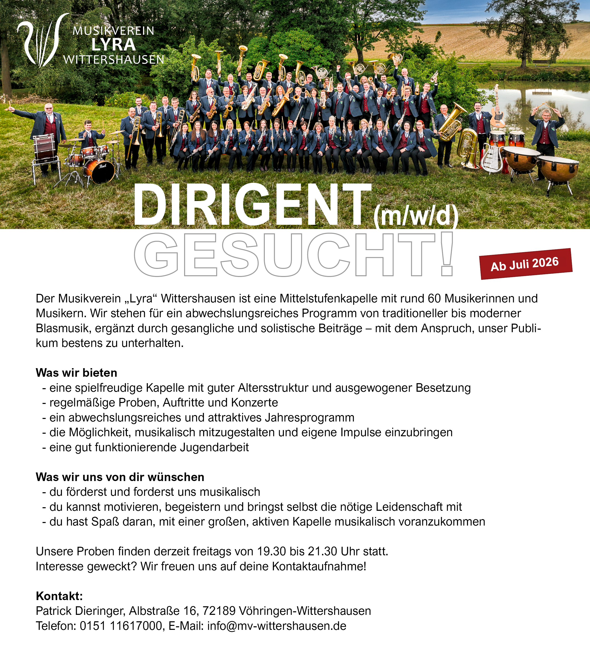 Dirigent gesucht
